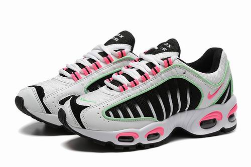 Nike Air Max Tailwind 4 Women Shoes White Black Pink Green-18 - Click Image to Close